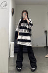 Windowsen wide -leg ski pants PS23P005 black